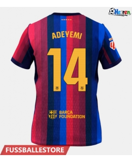 Günstige Barcelona Karim Adeyemi #14 Heimtrikot 2026-27 Kurzarm